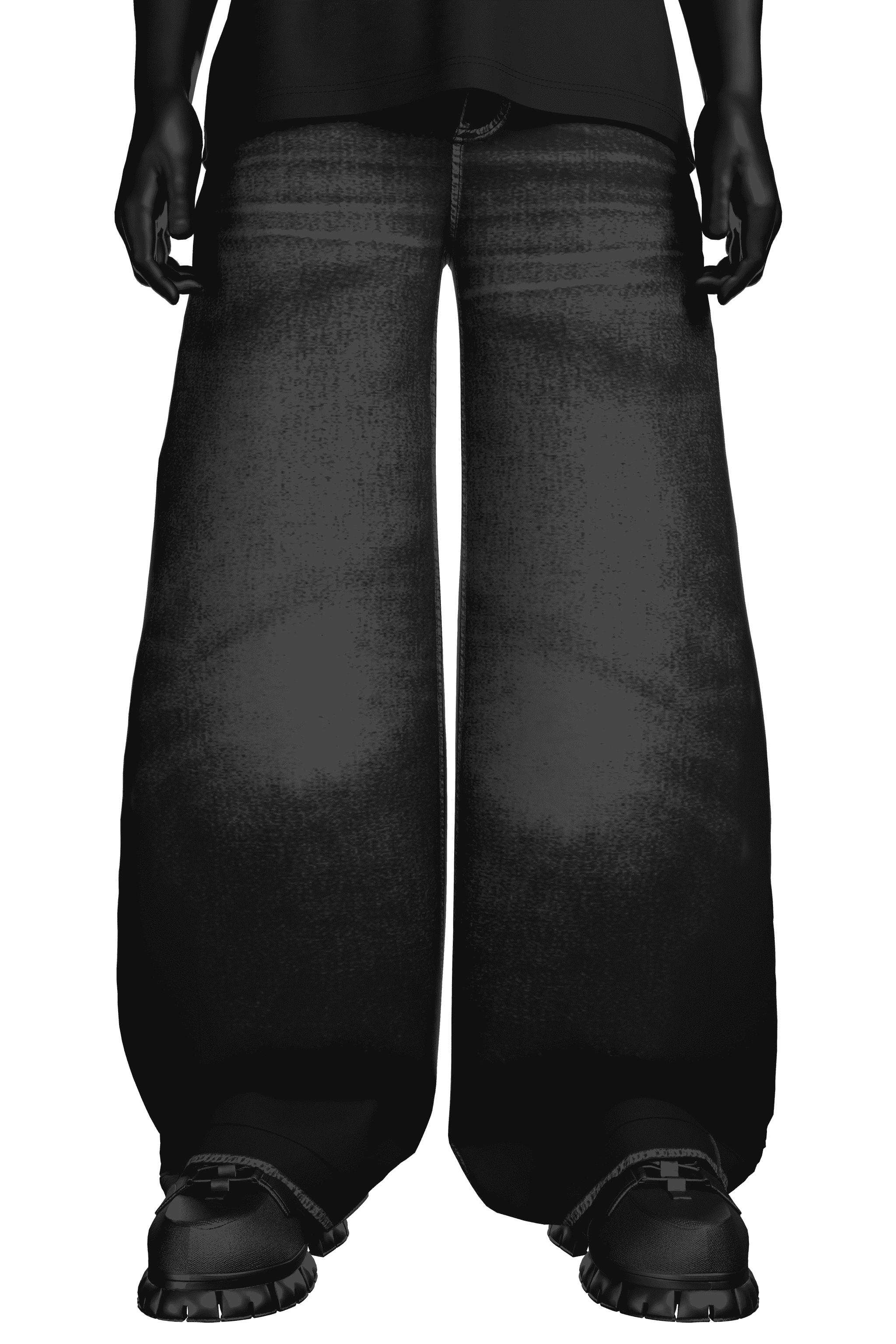 Nocturine Black Denim