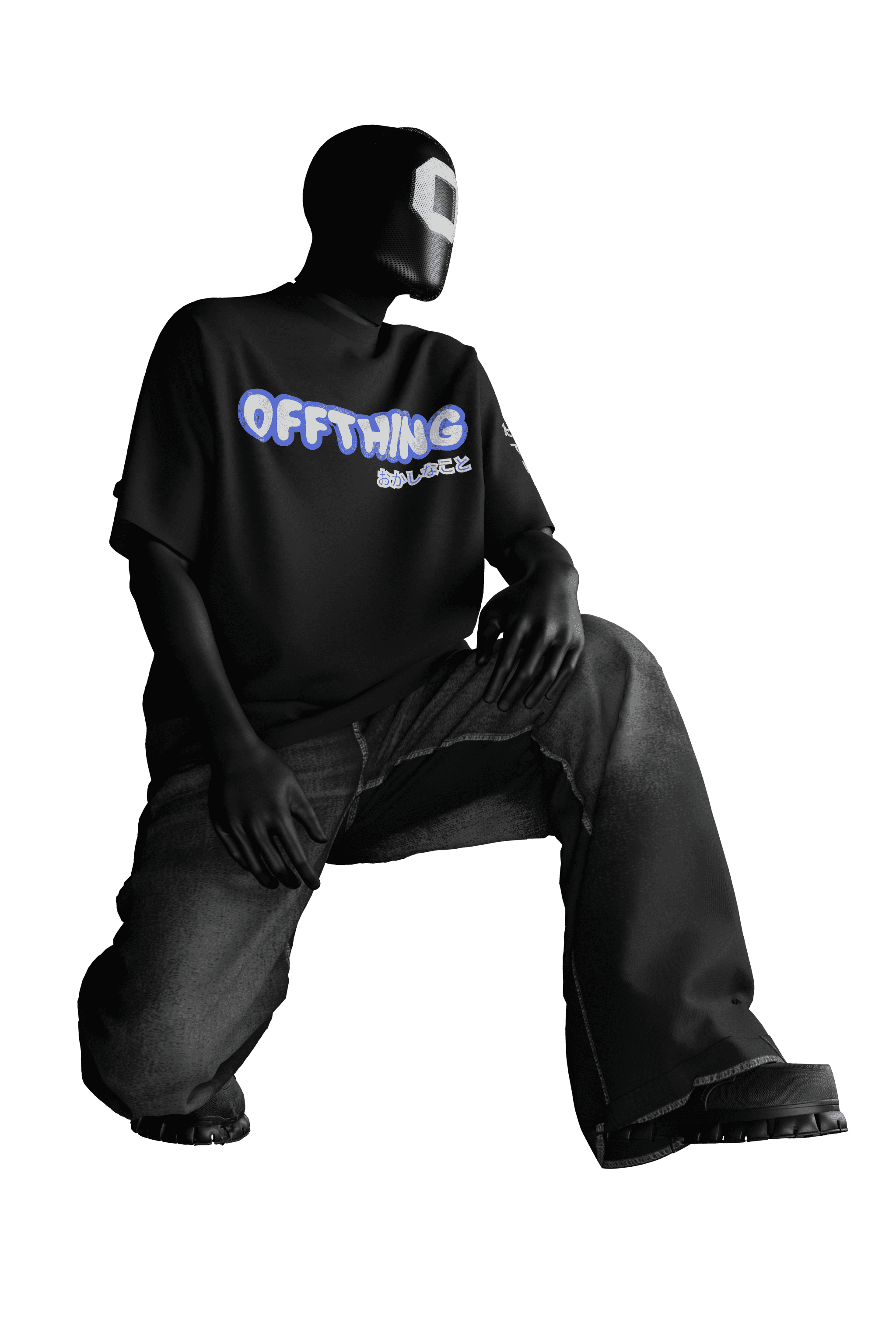 Nocturine Black Denim